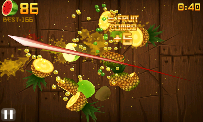 Fruit Ninja Online game play at Friv2OnlineCom