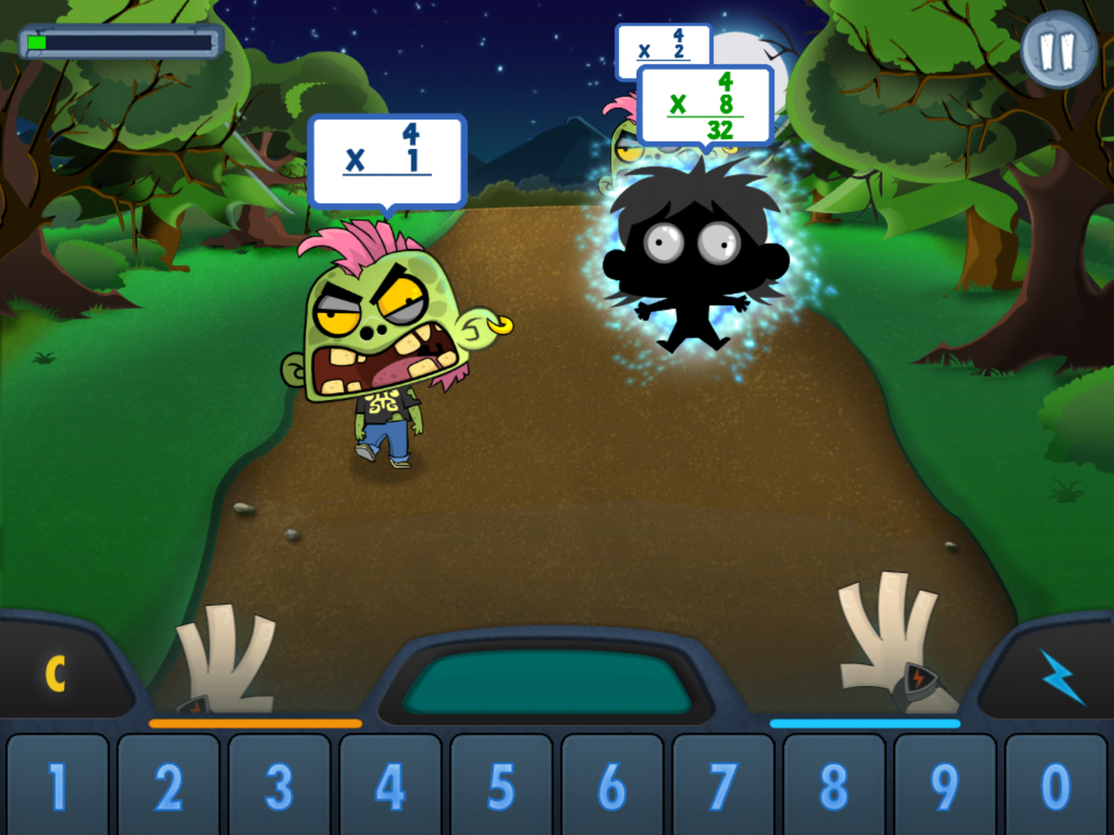 ... download math vs zombies cool fun math game free for your android