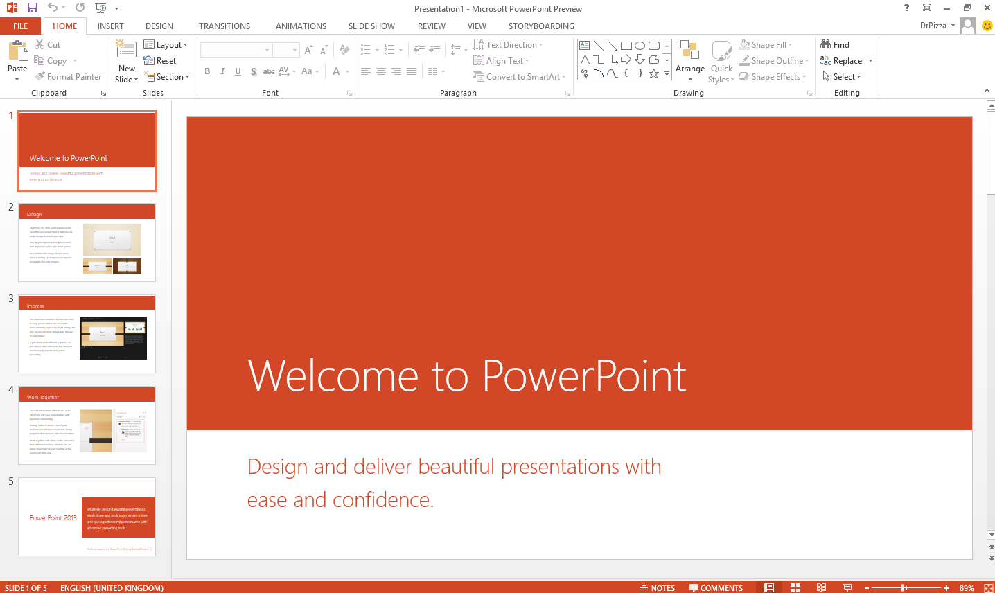 presentation microsoft powerpoint