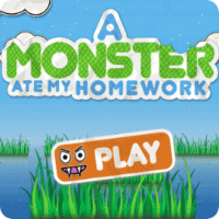 monster homework game