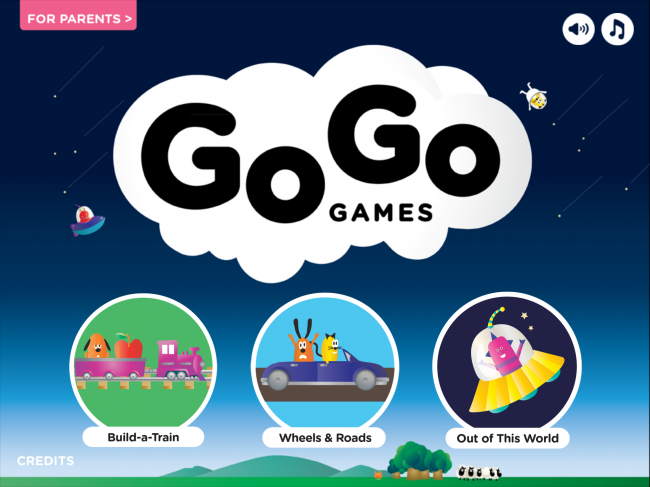 Go Go Games Home Screen - Learningworks For Kids