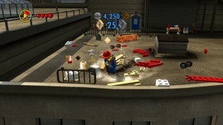 A scene from LEGO City: Undercover