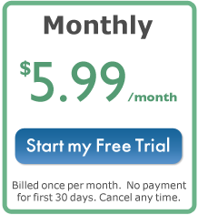 4.99 / Month - Start Free Trial