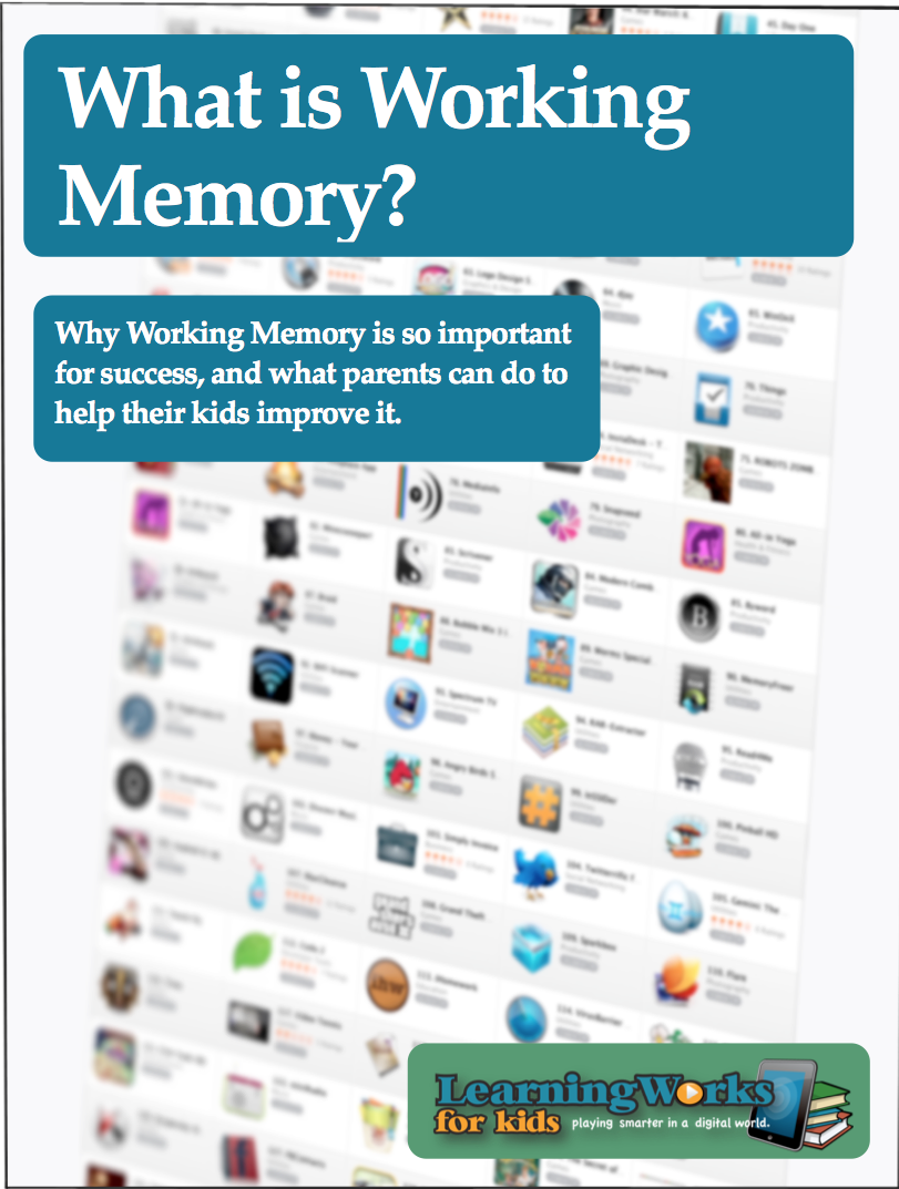 Working Memory Ebook Cover