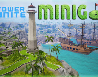 Let's Play Tower Unite Early Access Minigolf