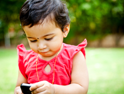Toddlers and cell phones image 1