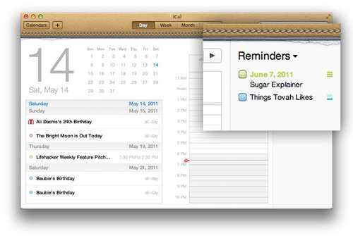 how to use ical as a planner